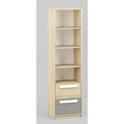 Aviva Tall Bookcase - Platinum Grey