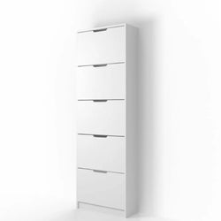 Besia Shoe Cupboard - White