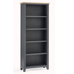 Bitsy Tall Bookcase - Dark Grey