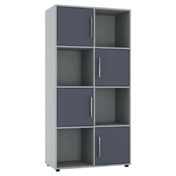 Bodie 60cm W Tall Bookcase - Grey