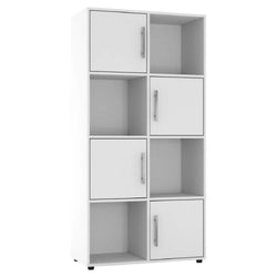 Bodie 60cm W Tall Bookcase - White