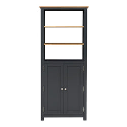 Chany Tallboy Bathroom Cabinet - Charcoal