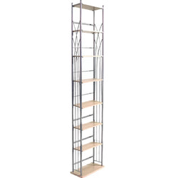 Elowen Tall Bookcase - Silver