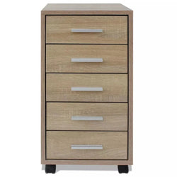 Huxley 5 Drawer Tallboy - Oak