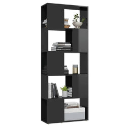 Isla Tall Bookcase - High Gloss Black