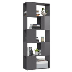 Isla Tall Bookcase - High Gloss Grey