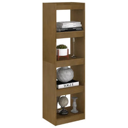Jarell Tall Bookcase - Honey Brown