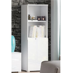 Straton Tall Bookcase - White