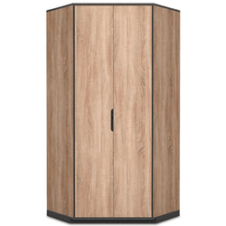 Velma Corner Wardrobe - Oak