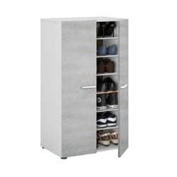 Zondo Shoe Cupboard - Grey and White